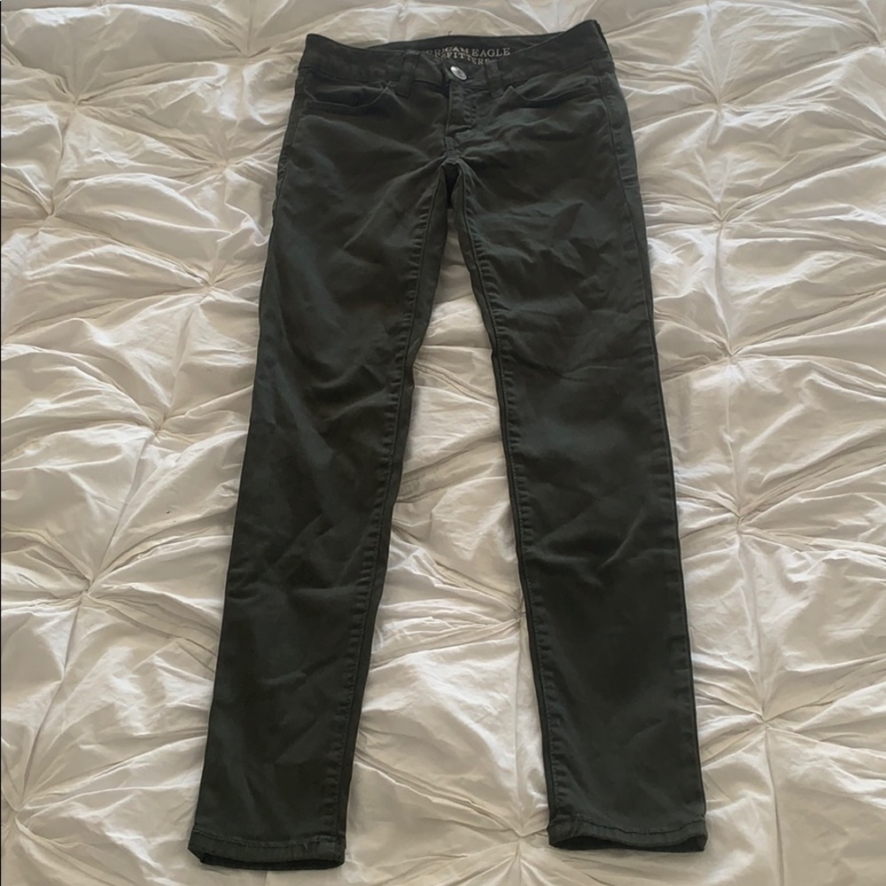 Green American Eagle Jeans - Picture 1 of 2